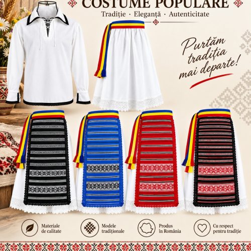 Catrințe, poale, brâie și camași bărbătești